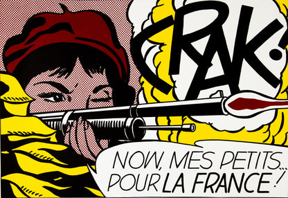 Roy LICHTENSTEIN : Crak ! - Lithographie