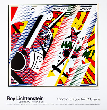 Roy LICHTENSTEIN : Reflections Whaam ! - Lithographie offset en couleurs