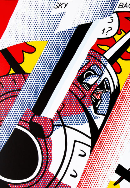 Roy LICHTENSTEIN : Reflections Whaam ! - Lithographie offset en couleurs