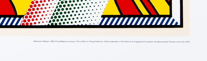 Roy LICHTENSTEIN : Reflections Whaam ! - Lithographie offset en couleurs
