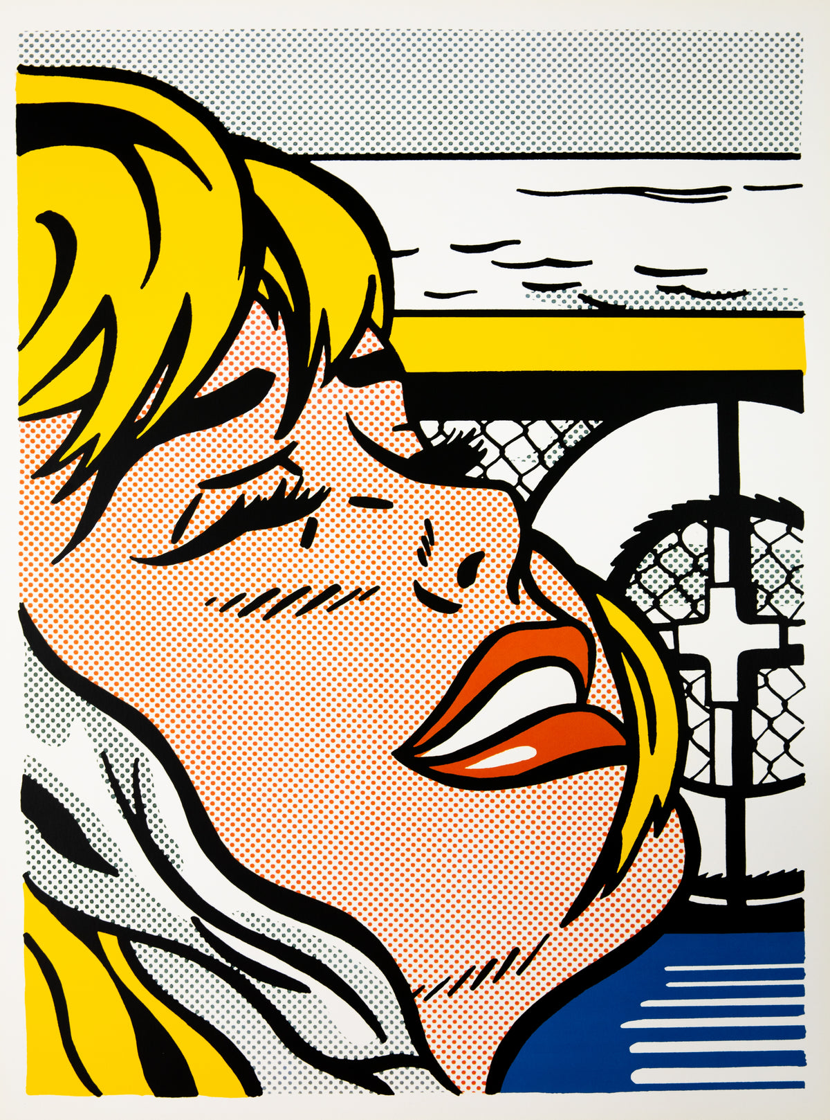 Roy LICHTENSTEIN : Shipboard girl - Lithographie