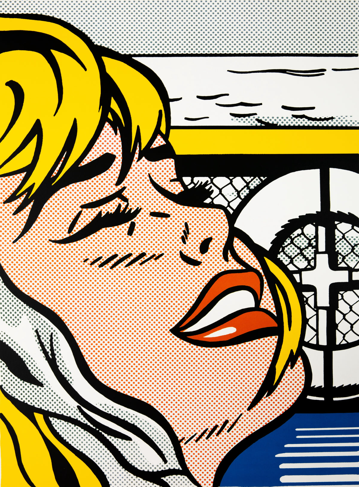 Roy LICHTENSTEIN : Shipboard girl - Lithographie