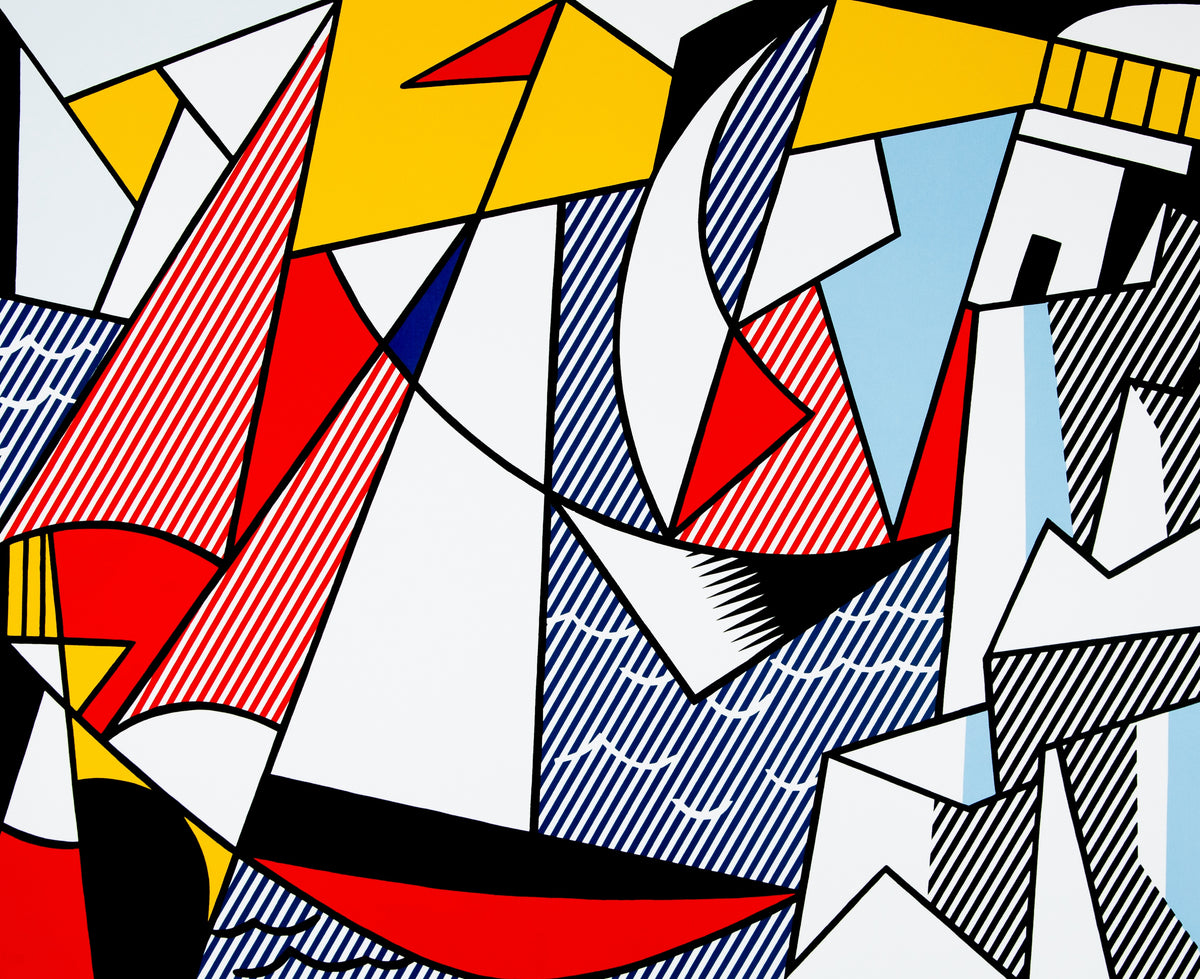 Roy LICHTENSTEIN : Sailboats - Lithographie