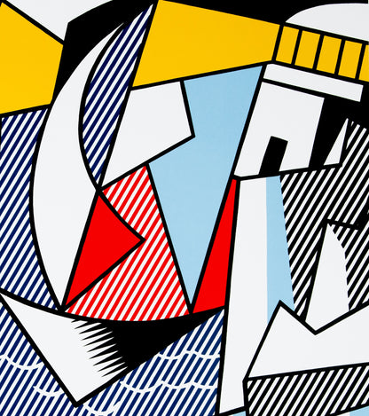 Roy LICHTENSTEIN : Sailboats - Lithographie