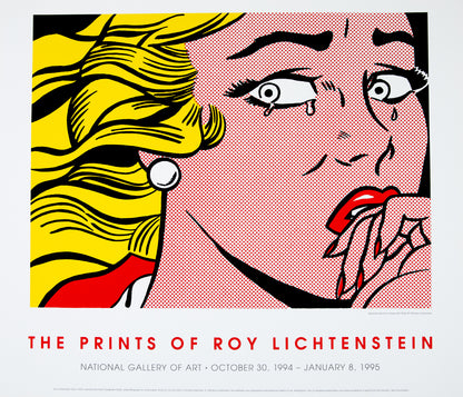 Roy LICHTENSTEIN : Crying girl - Lithographie