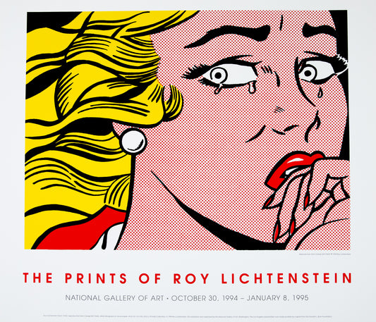 Roy LICHTENSTEIN : Crying girl - Lithographie