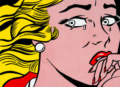 Roy LICHTENSTEIN : Crying girl - Lithographie