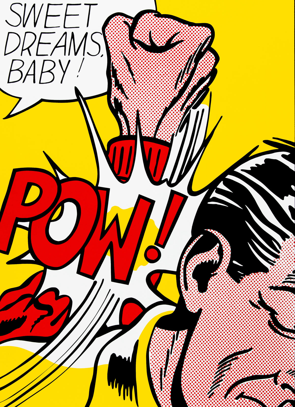 Roy LICHTENSTEIN : Sweet dreams baby ! - Affiche