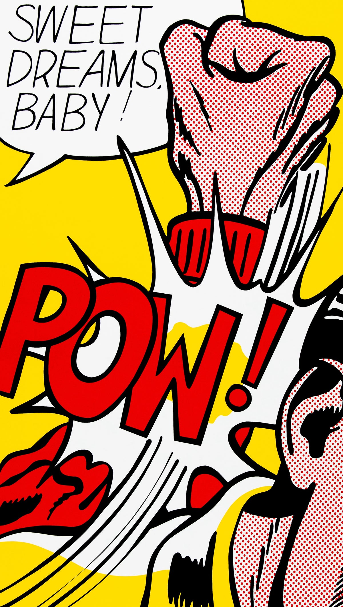 Roy LICHTENSTEIN : Sweet dreams baby ! - Affiche
