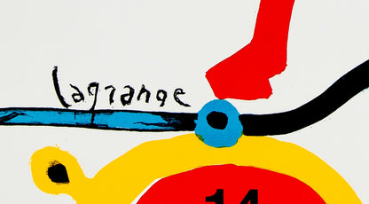 Jacques LAGRANGE : A la belle enseigne - Affiche originale signée
