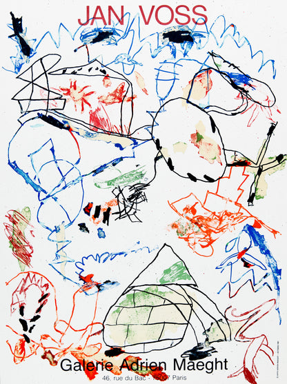 Jan VOSS : Abstraction - Lithographie originale
