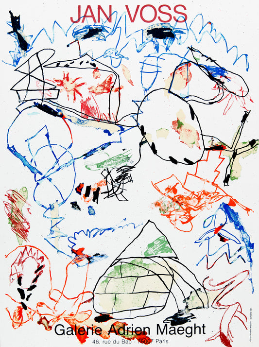 Jan VOSS : Abstraction - Lithographie originale
