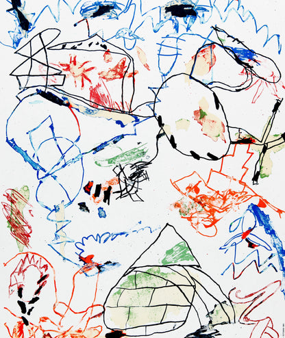 Jan VOSS : Abstraction - Lithographie originale