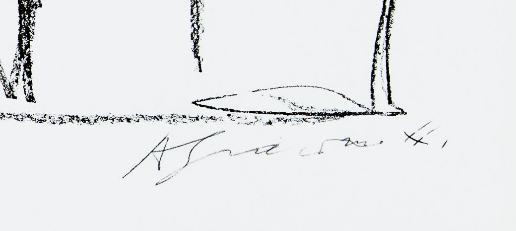 Alberto GIACOMETTI : Les Ateliers de la modernité - Affiche originale signée