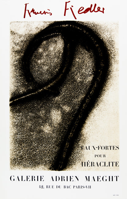 François FIEDLER : Heraclite - Lithographie originale
