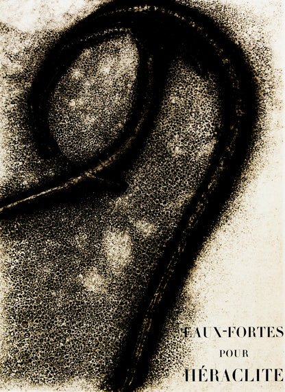 François FIEDLER : Heraclite - Lithographie originale