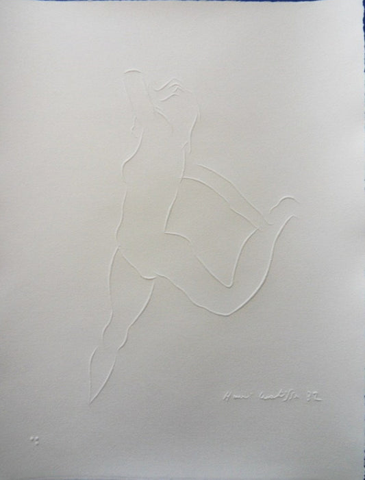 Henri MATISSE : Etirement de la danseuse - Gravure signée
