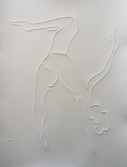 Henri MATISSE : Mouvement acrobatique - Gravure signée