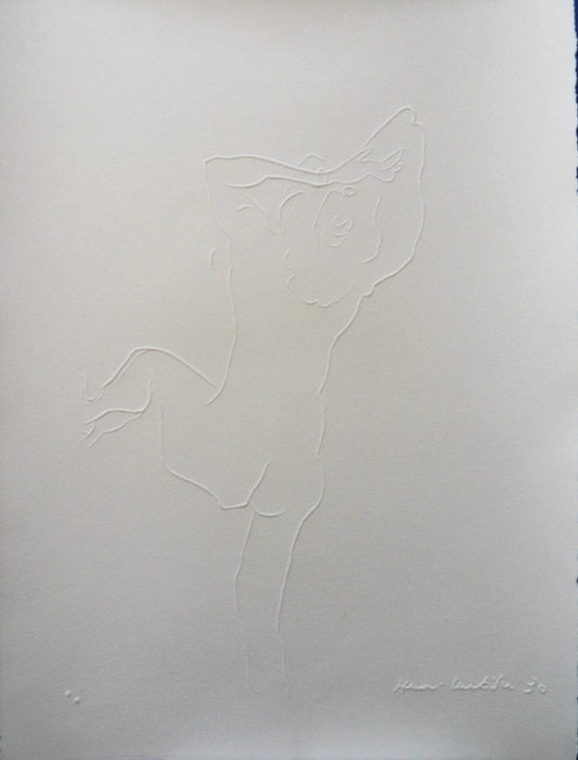 Henri MATISSE :  Danseuse se coiffant - Gravure signée