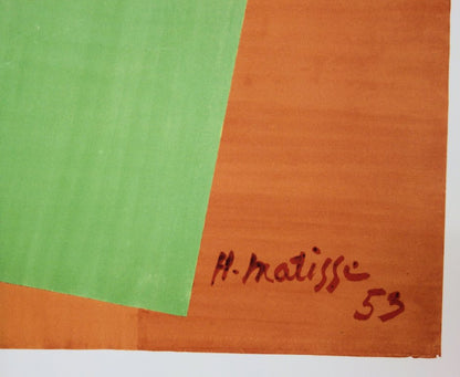 Henri MATISSE : L’Escargot - Sérigraphie signée