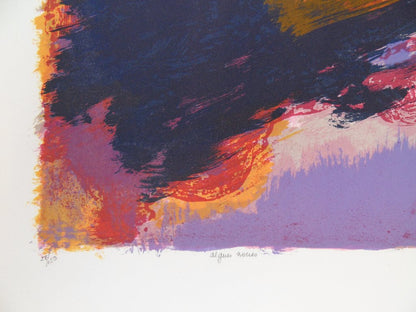 Maurice Elie SARTHOU : Les Algues noires - Lithographie originale signée