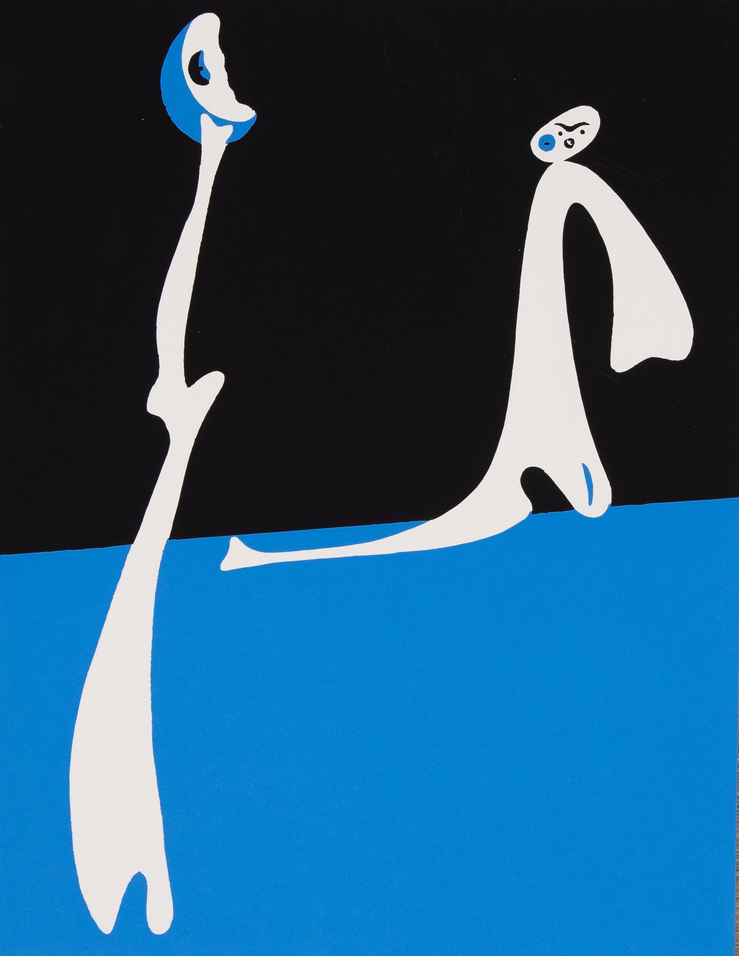 Joan MIRO: Personaje a la luz de la luna, Serigrafía