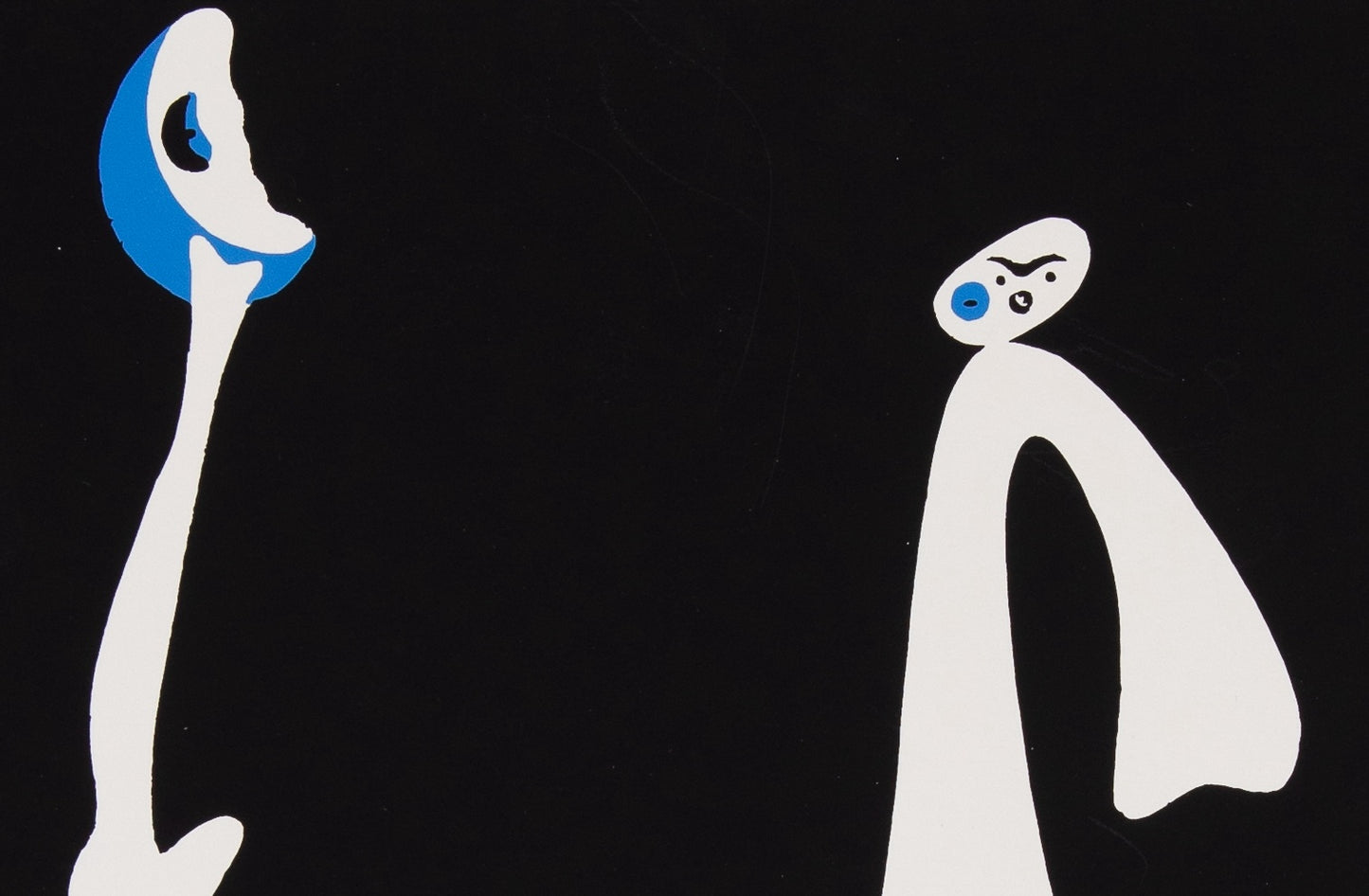 Joan MIRO: Personaje a la luz de la luna, Serigrafía