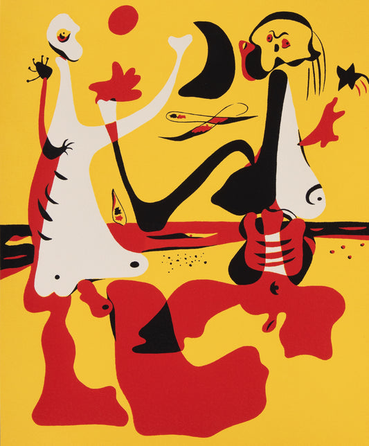 Joan MIRO: Día y noche en la playa, Serigrafía
