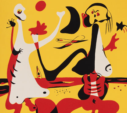 Joan MIRO: Día y noche en la playa, Serigrafía