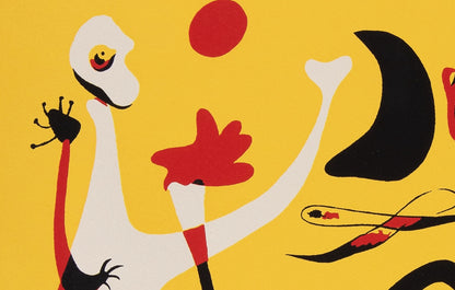 Joan MIRO: Día y noche en la playa, Serigrafía