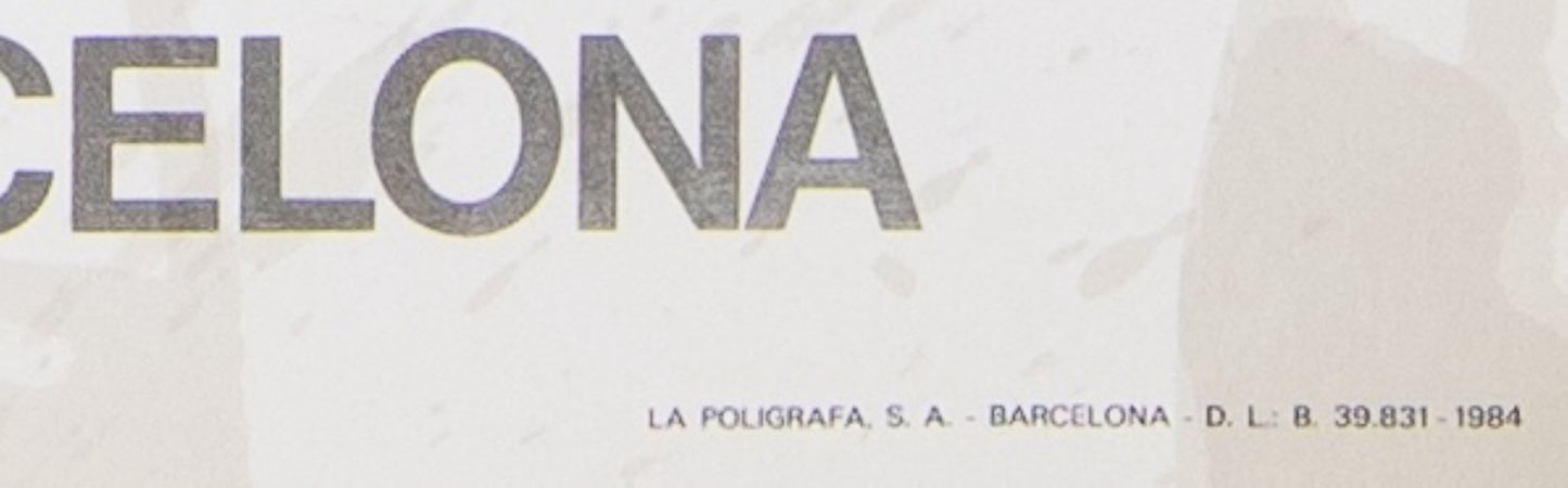 Joan MIRO : Expo 76 Fundacio Joan Miro - Affiche en lithographie originale signée