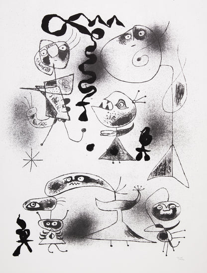 Joan MIRO : Barcelona, la fête - Sérigraphie signée