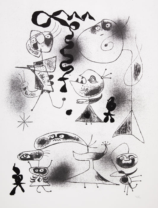 Joan MIRO : Barcelona, la fête - Sérigraphie signée