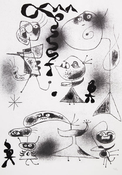 Joan MIRO : Barcelona, la fête - Sérigraphie signée