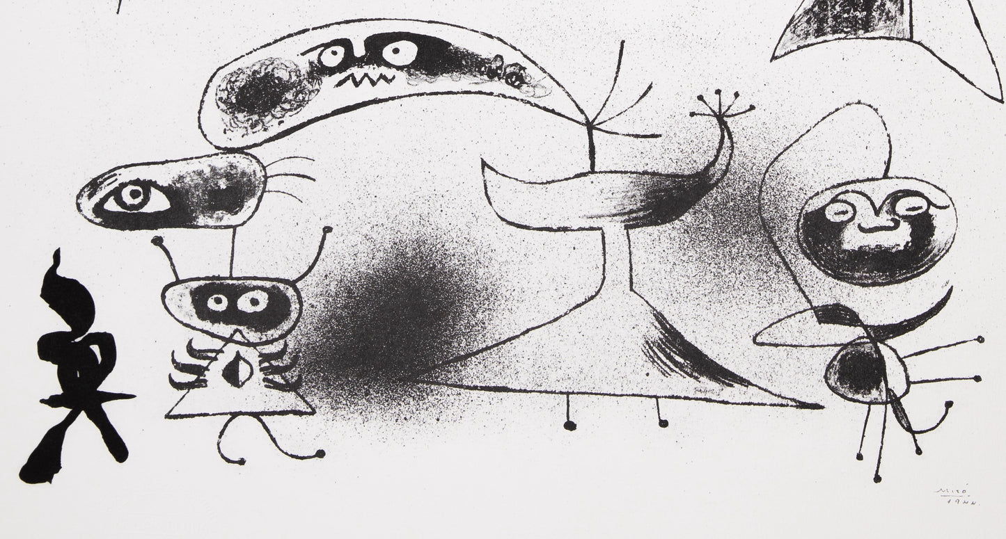 Joan MIRO : Barcelona, la fête - Sérigraphie signée