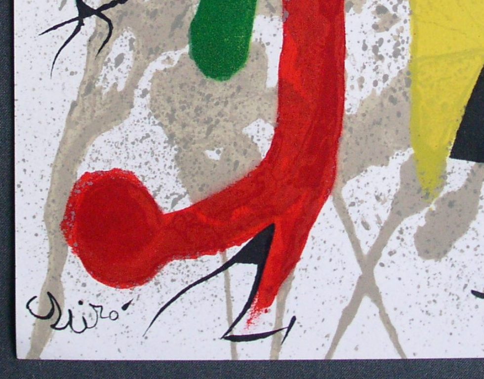 Joan MIRO : Jardin au clair de lune - Lithographie originale signée