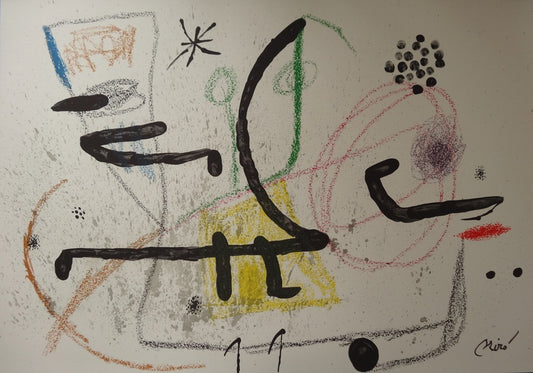 Joan MIRO : Maravillas con variaciones acrosticas 9 - Lithographie originale signée
