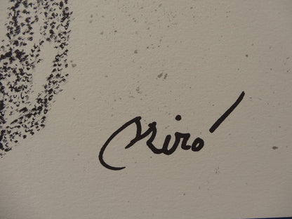 Joan MIRO : Maravillas con variaciones acrosticas 9 - Lithographie originale signée
