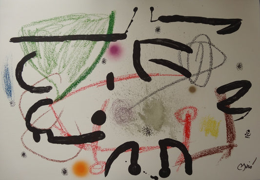 Joan MIRO : Maravillas con variaciones acrosticas 15 - Lithographie originale signée