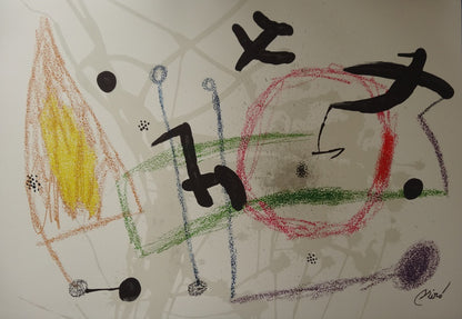 Joan MIRO : Maravillas con variaciones acrosticas 5 - Lithographie originale signée