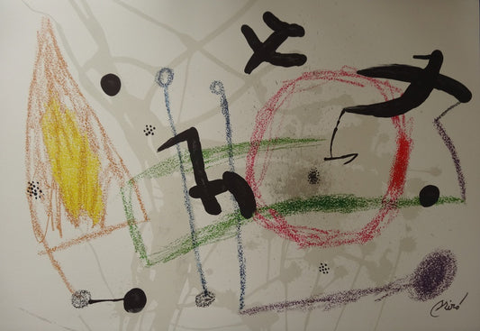Joan MIRO : Maravillas con variaciones acrosticas 5 - Lithographie originale signée