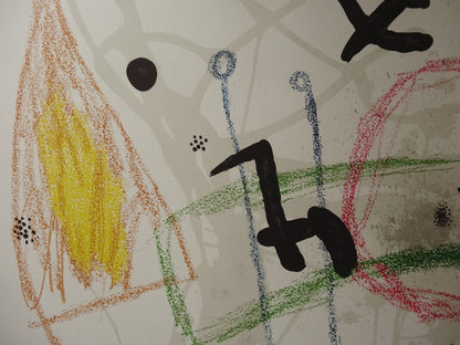 Joan MIRO : Maravillas con variaciones acrosticas 5 - Lithographie originale signée