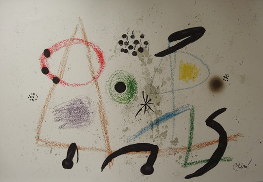 Joan MIRO : Maravillas con variaciones acrosticas 3 - Lithographie originale signée