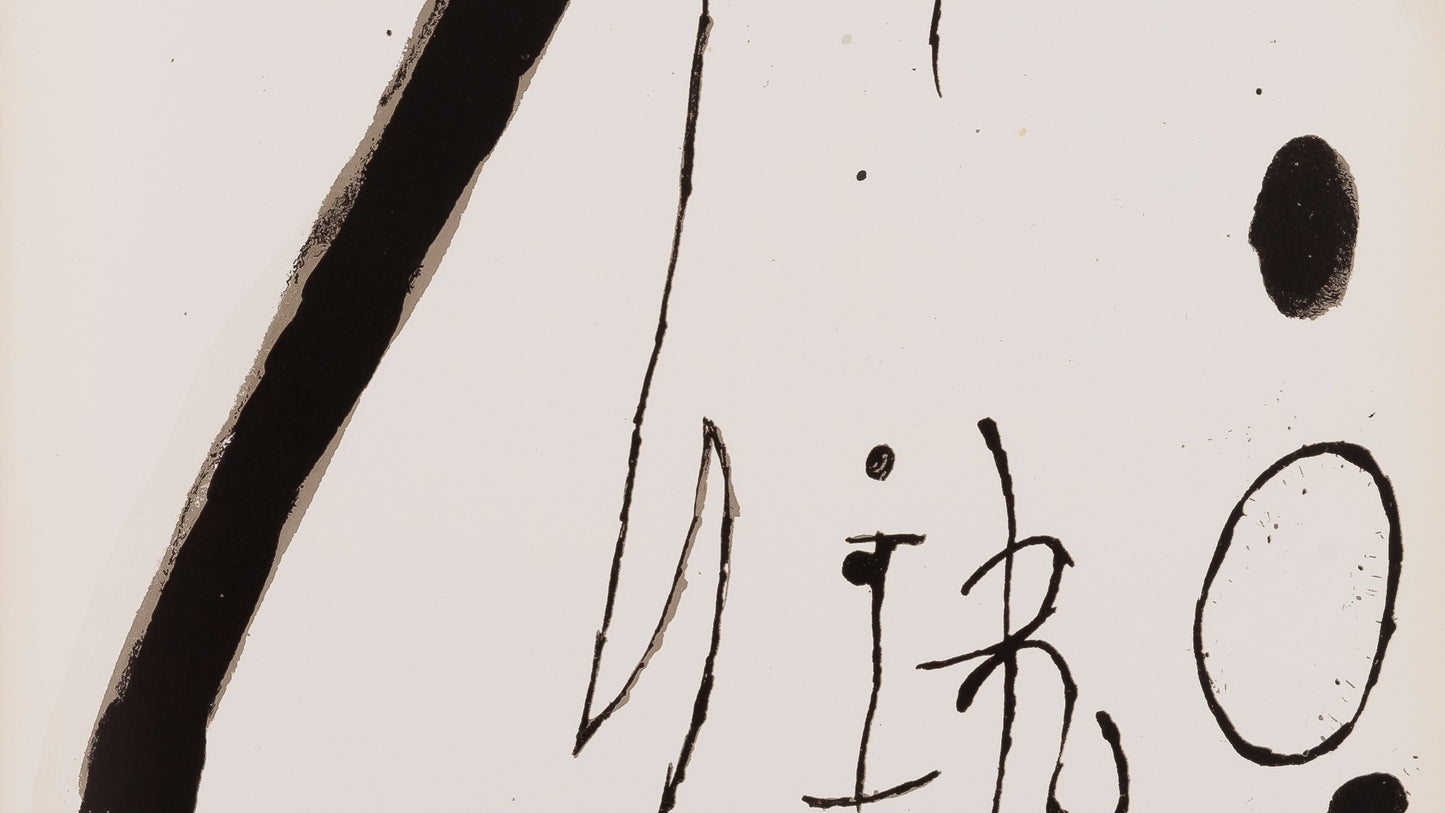 Joan MIRO : Tapis de Tarragona IX - Lithographie