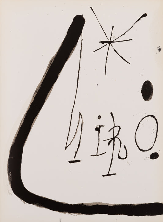 Joan MIRO : Tapis de Tarragona IX - Lithographie