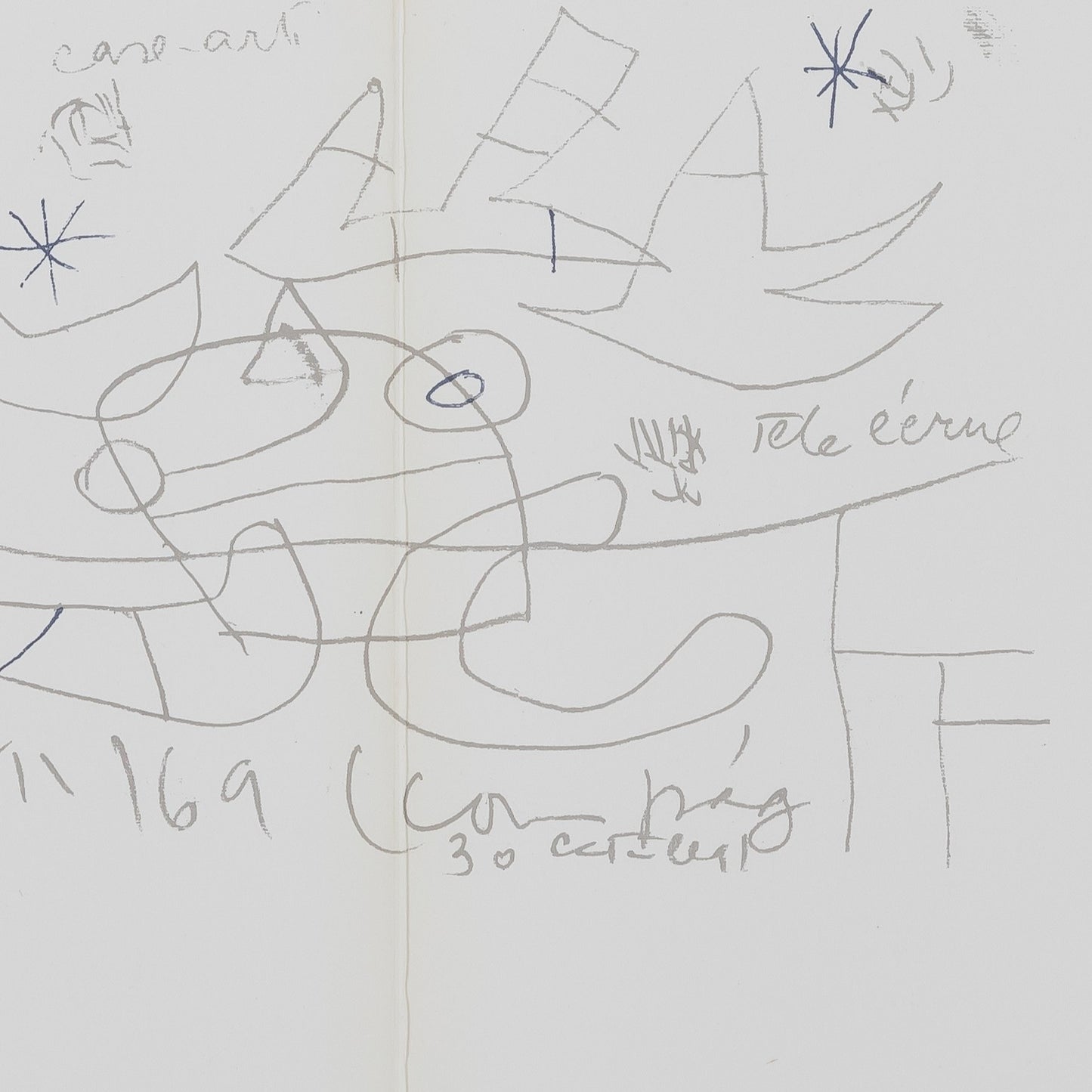 Joan MIRO : Tapis de Tarragona XI - Lithographie