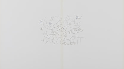 Joan MIRO : Tapis de Tarragona XI - Lithographie