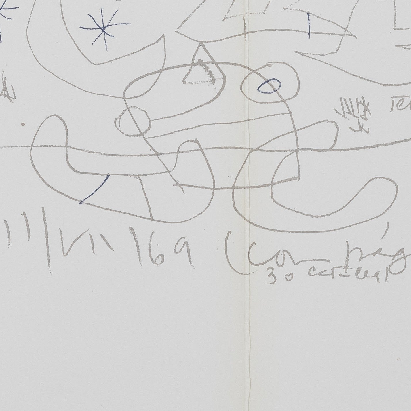 Joan MIRO : Tapis de Tarragona XI - Lithographie