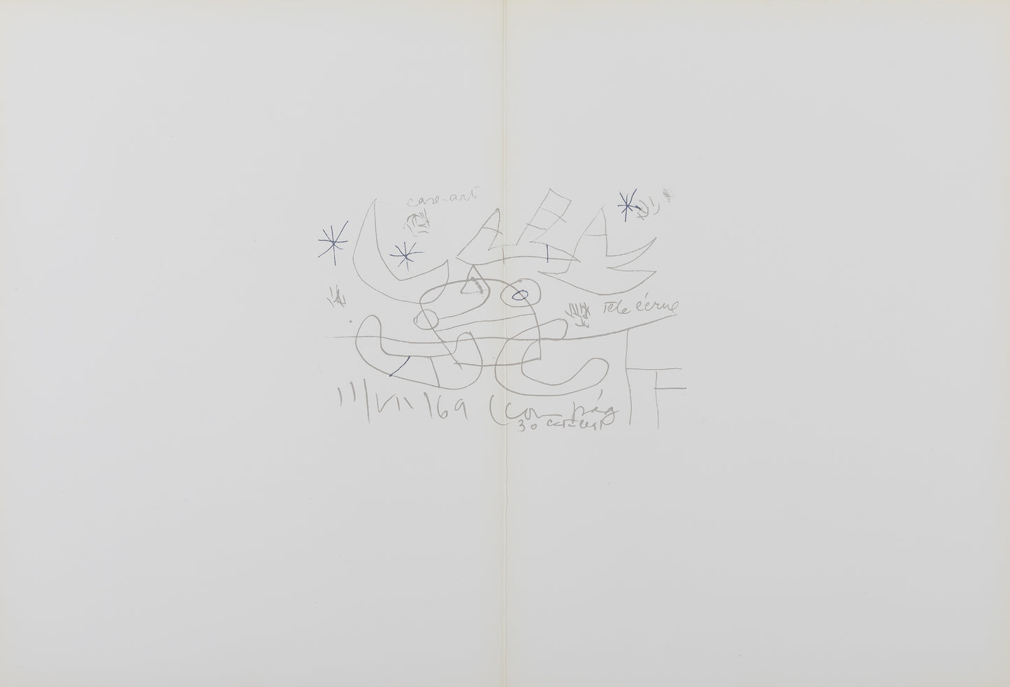 Joan MIRO : Tapis de Tarragona XI - Lithographie