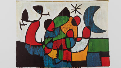 Joan MIRO : Tapis de Tarragona XII - Lithographie en couleurs